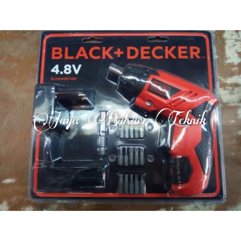 Bor cas bor chager Black & Decker Cordless Screw Driver 4.8 V - KC4815