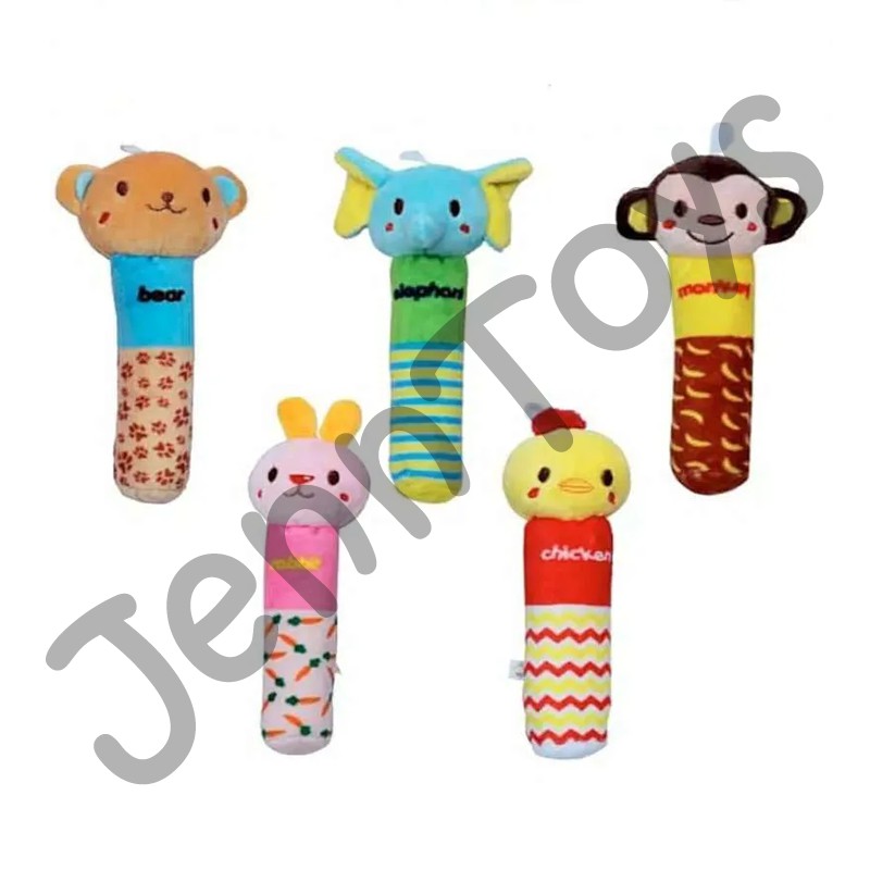 Jenntoys - Mainan Anak Bayi Baby Toy Edu Toys Baby Rattle Newbie Tech - SQUAKER