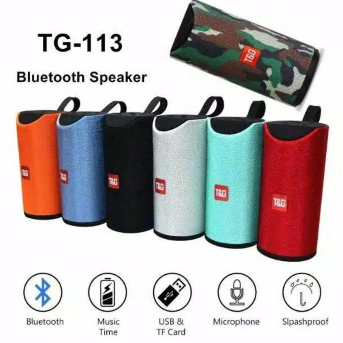 ORDER-KIRIM Speaker Bluetooth TG-113 JBL Music Box Panjang BT Wireless TG113