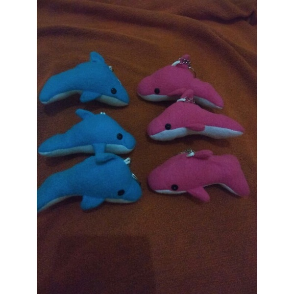 GANTUNGAN KUNCI BONEKA DOLPHIN / LUMBA-LUMBA / HIU / BABY SHARK