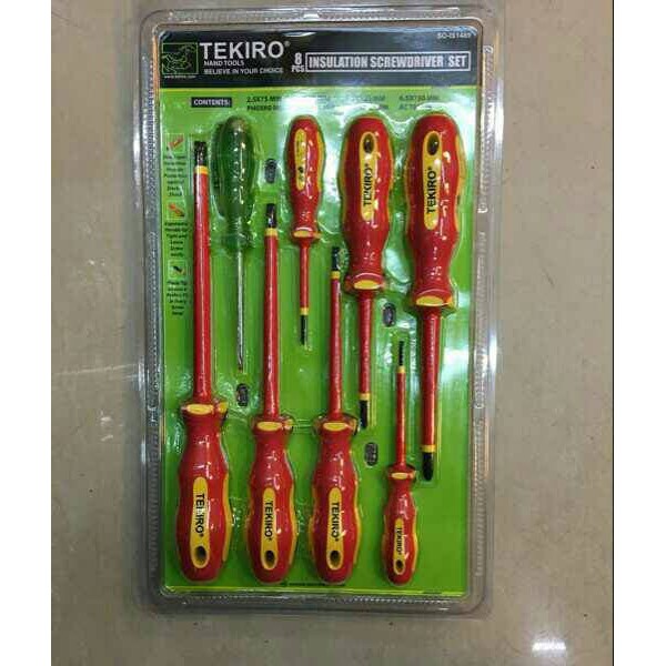 Obeng elektrik 8 pcs (Tekiro)