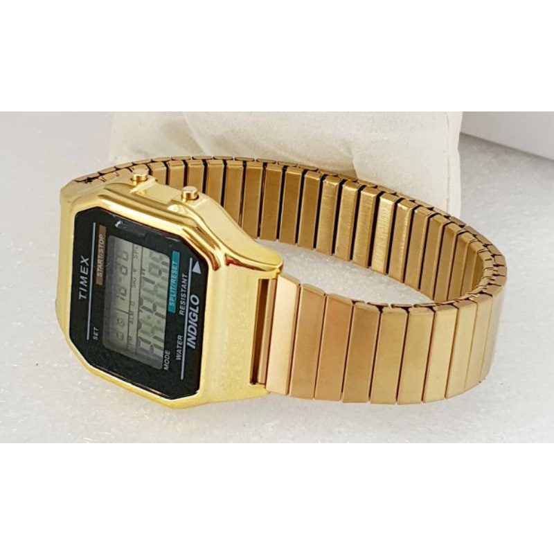 (COD) JAM TANGAN PRIA TIMEX DIGITAL STRAP STAINLESS