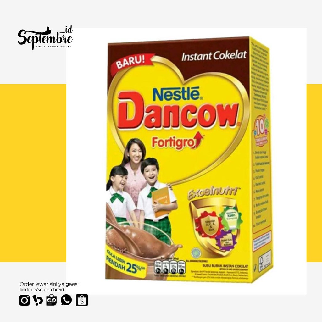 

Susu Dancow Fortigro Coklat 800 Gram - Susu Dancow Fortigro Cokelat