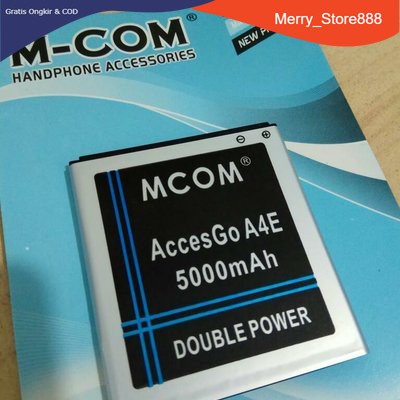 Batere Battery Batre Baterai Double Power Mcom ZTE Access Go AccessGo AccesGo A4E 4E