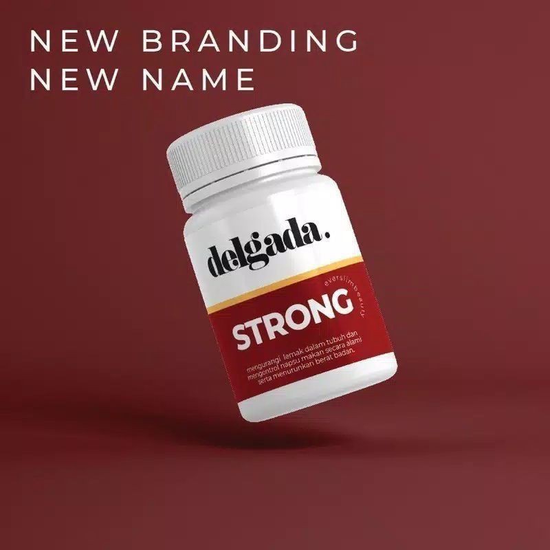 Delgada Strong 100% Original Obat Pelangsing Penurun Berat Badan Super Terbaik Herbal