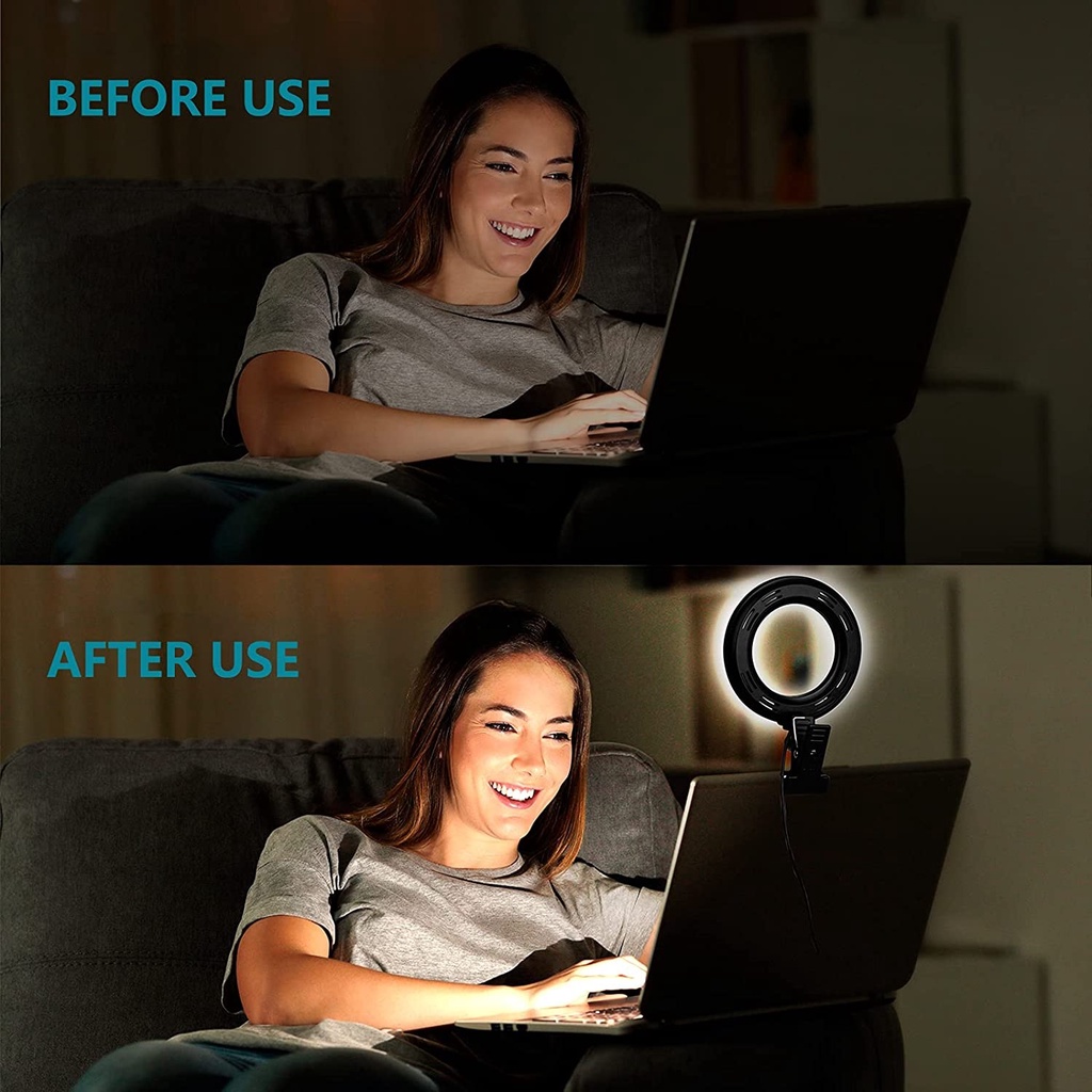 RGB Desk LED Ring Light 4.5-inch- Professional Live Stream