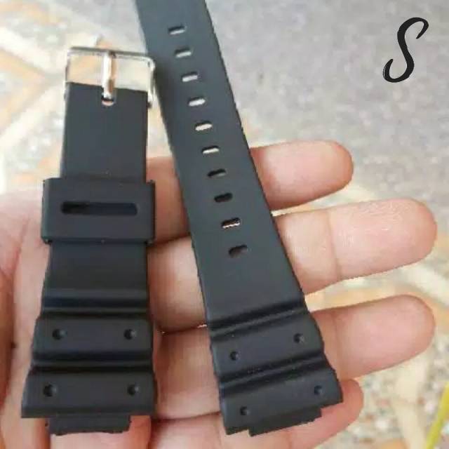 TALI JAM CASIO G-SHOCK DW6900 DW-6900 RUBBER STRAP TALI JAM TANGAN CASIO DW 6900