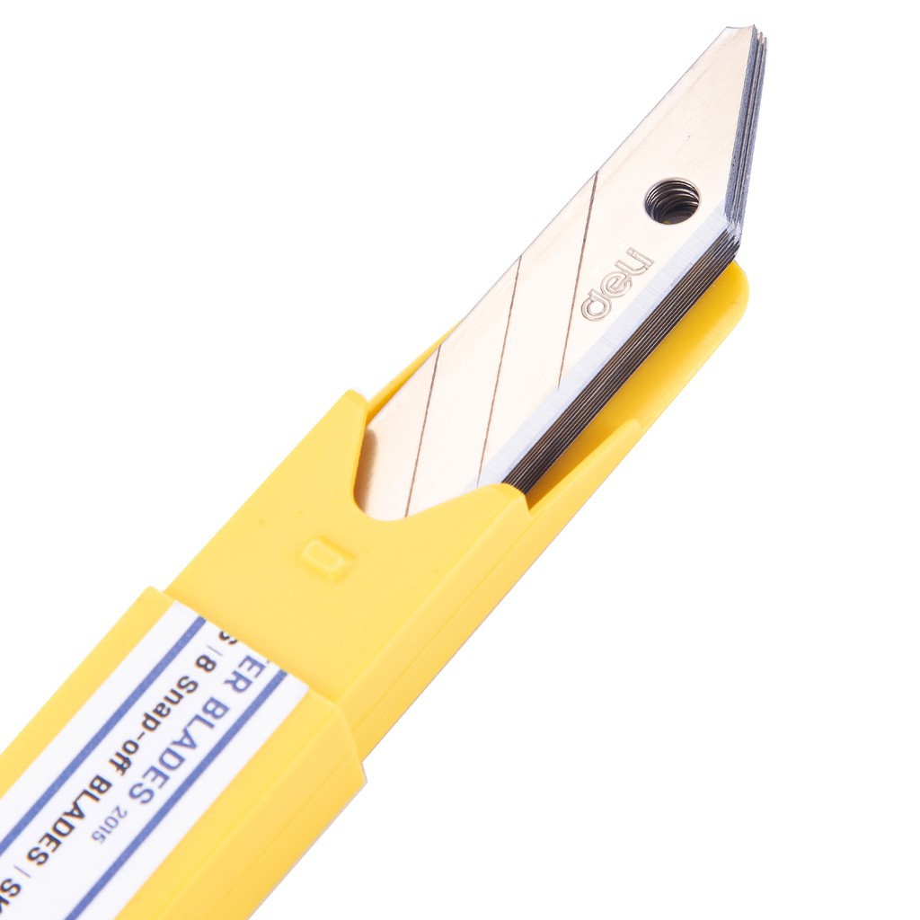 

Isi Pisau Cutter Tajam 30° Deli 10pcs box Stainless Steel Refil Kater Pemotonng Baja SK5 E2015