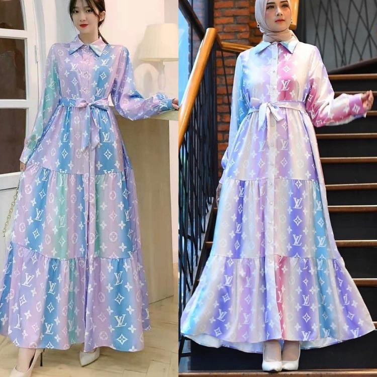 Gamis Bangkok Rainbow Import