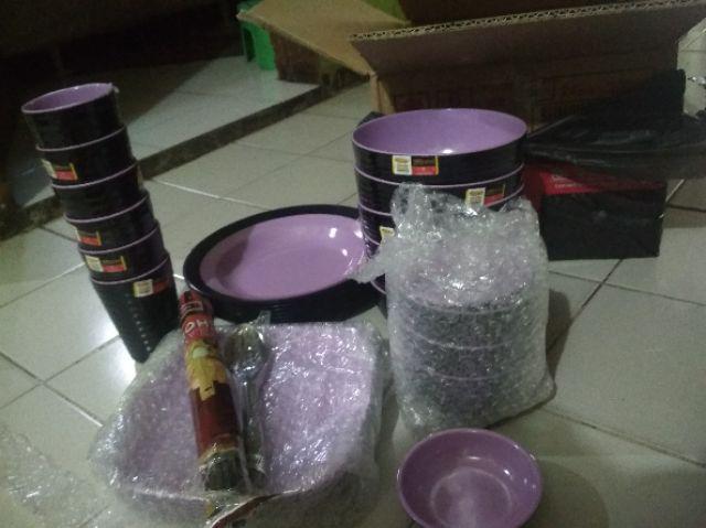Paket New Medium Golden Dragon Melamin Set