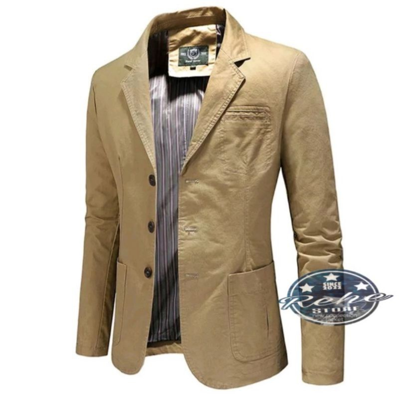 Jaket Blazer Pria Jaket Jasket Casual Slimfit Style Korea Blazer Pria