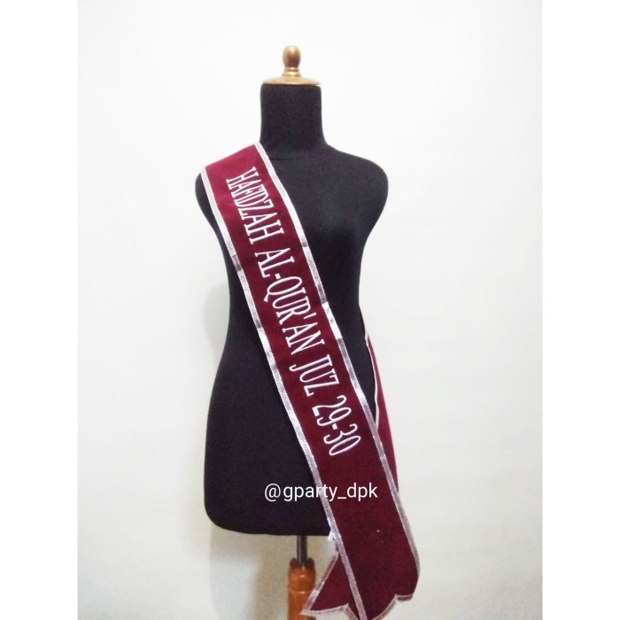 Sash-Selempang- Kilat Selempang Sash Bordir Wisuda Murah Depok -Selempang-Sash.