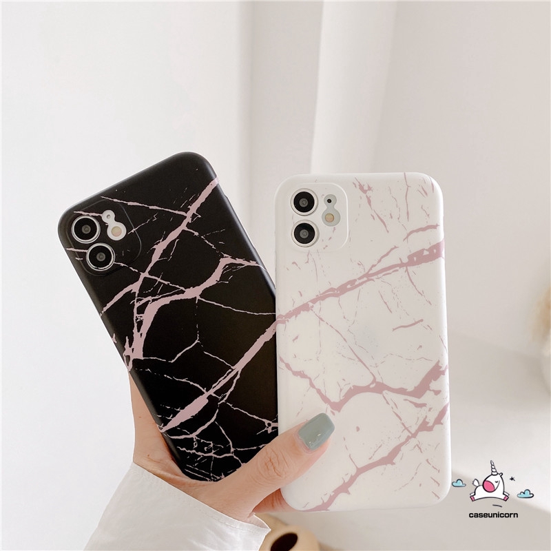 Soft Case Bahan Silikon Motif Marble Untuk Iphone 11 12 8 7 6 6s Plus 11 12 pro Max 12 mini Xr X Xs Max Se 2020