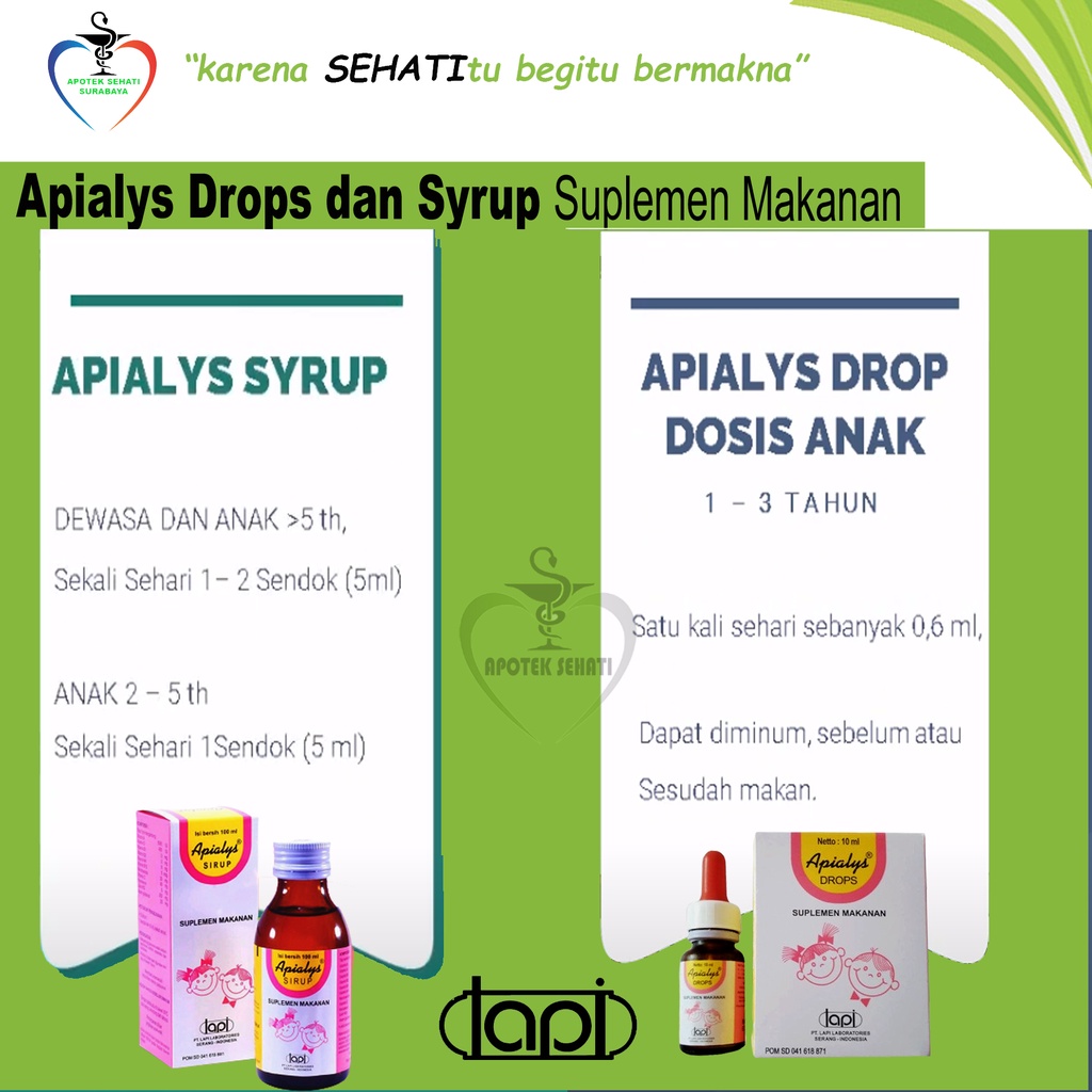 Promo Apialys Drops / Apialis Drop / Multi Vitamin Tetes / vitamin bayi