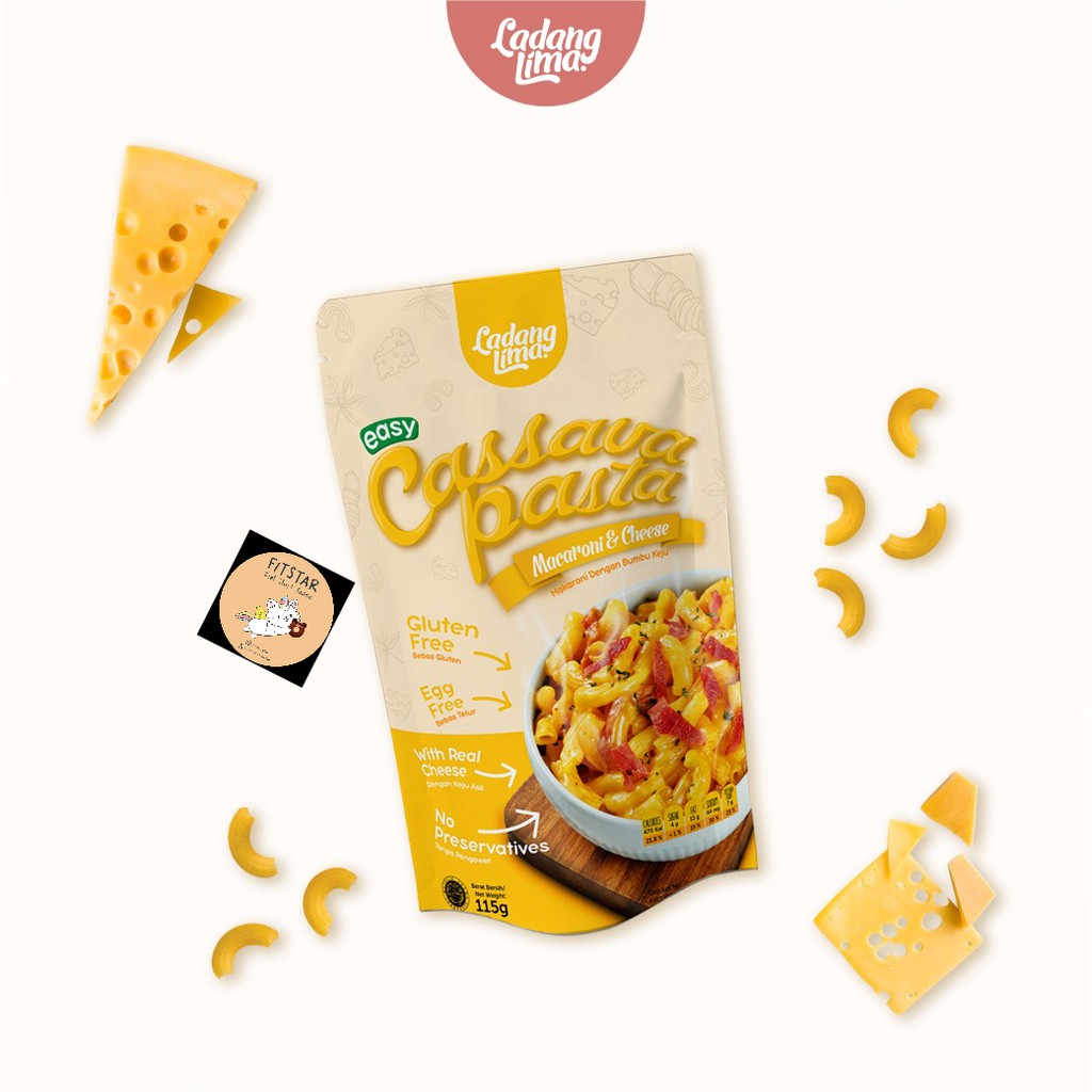 

Cassava Pasta Macaroni and Cheese 115 gr