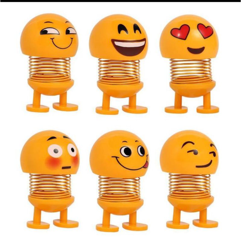 Boneka emogi led l boneka goyang
