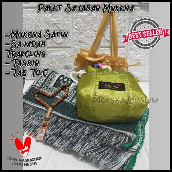 Souvenir Tahlilan Haji Umroh Dan Haul Sajadah Mukena Tasbih Tas Tile