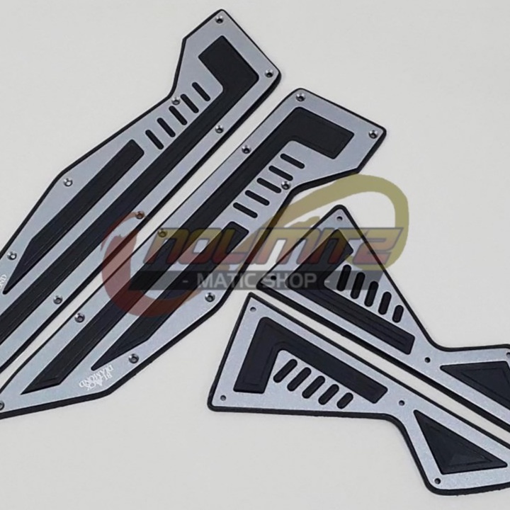 Floorboard Black Diamond Bordes Karpet Pijakan Kaki MHR Yamaha NMAX OLD