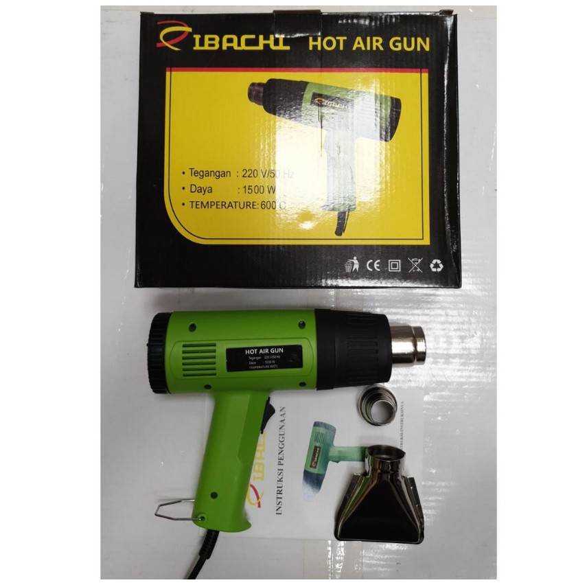 GARANSI HNL 1600 w Hot Air Gun Heat Gun pistol nankai PEMANAS Heat Gun Air Mesin Pemanas Pistol Angin Panas