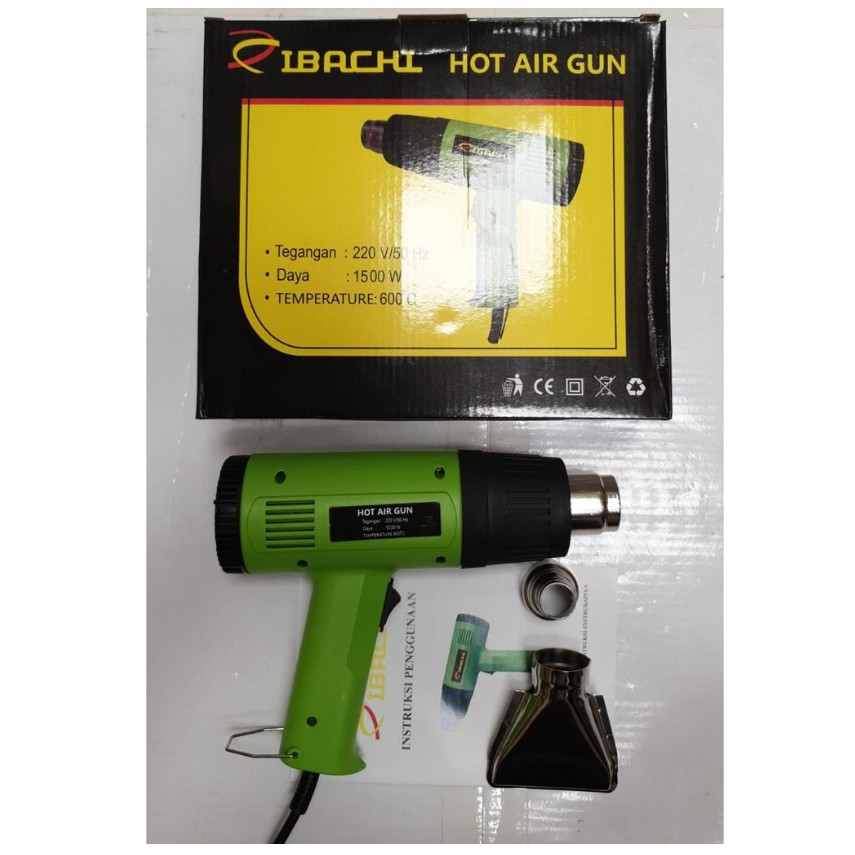 GARANSI HNL 1600 w Hot Air Gun Heat Gun pistol nankai PEMANAS Heat Gun Air Mesin Pemanas Pistol Angin Panas