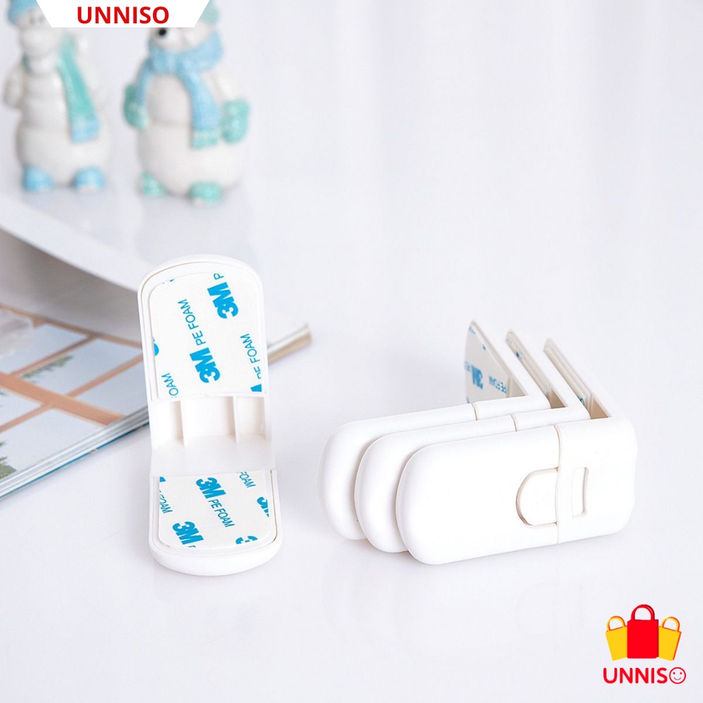 UNNISO - Baby Safety Lock Drawer Pengaman Lemari Meja BSD3