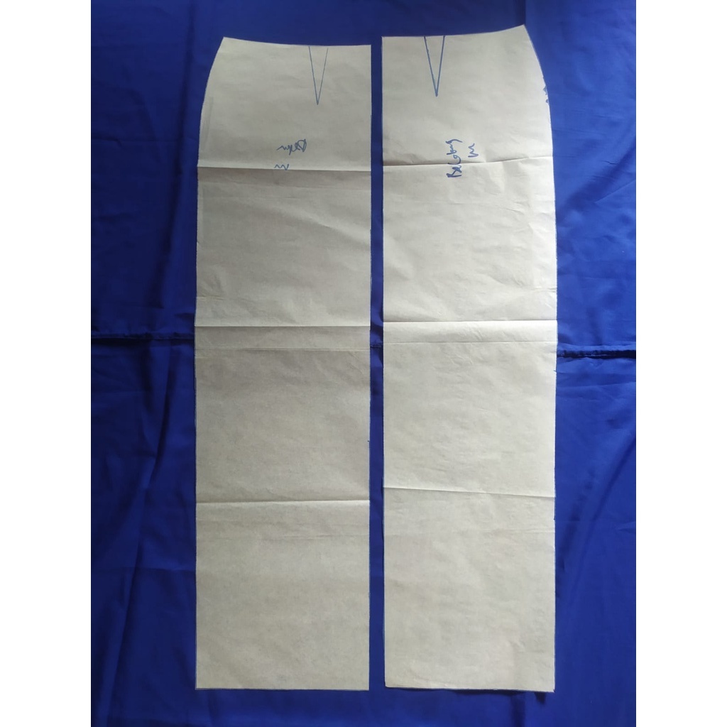 Pola Instan Rok Span Sederhana