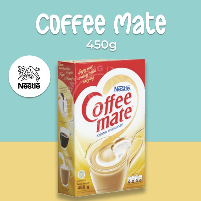 

Krimer- Nestle Coffee Mate Creamer 450G Krimer Kopi -Krimer.