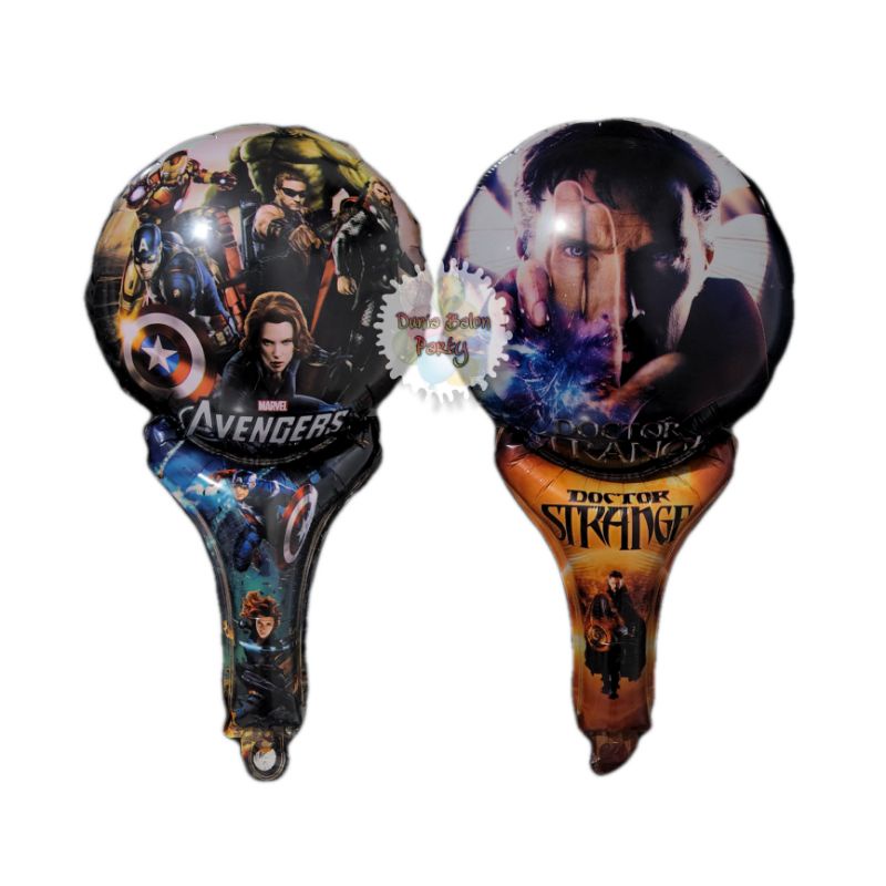 Balon Foil Pentung / Balon Tongkat Karakter Avengers