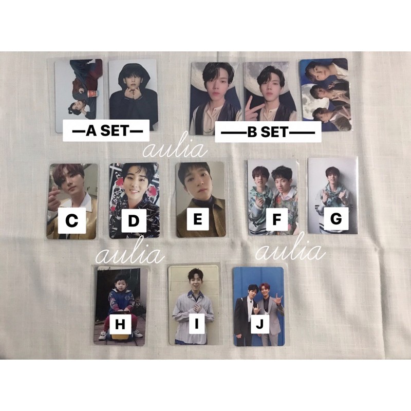 DAY6 PC photocard jae sungjin youngk wonpil dowoon