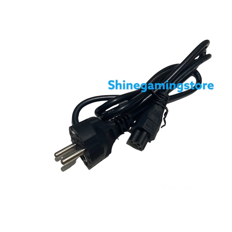 Kabel power adaptor laptop/notebook 3 lubang - 1.5m Tebal Best Quality