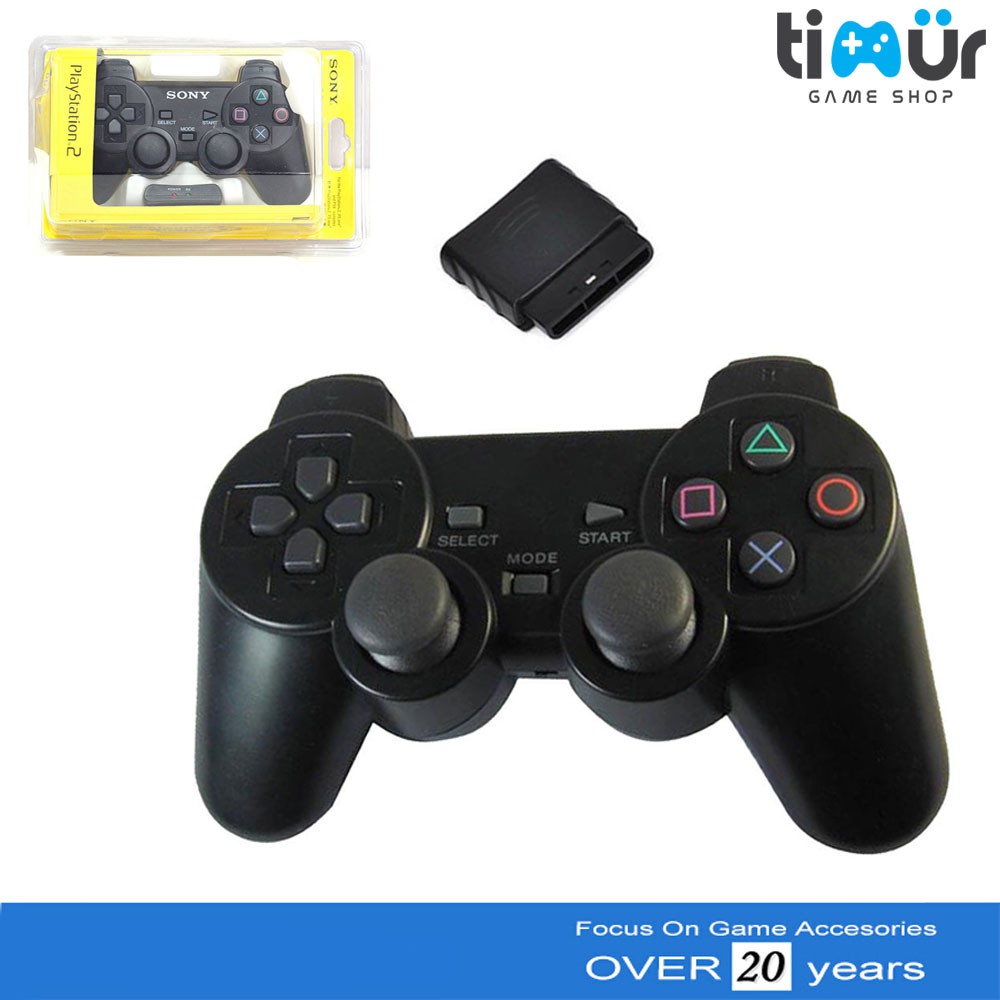 Stik Stick Controller PS2 Wireless Ori Original Pabrik