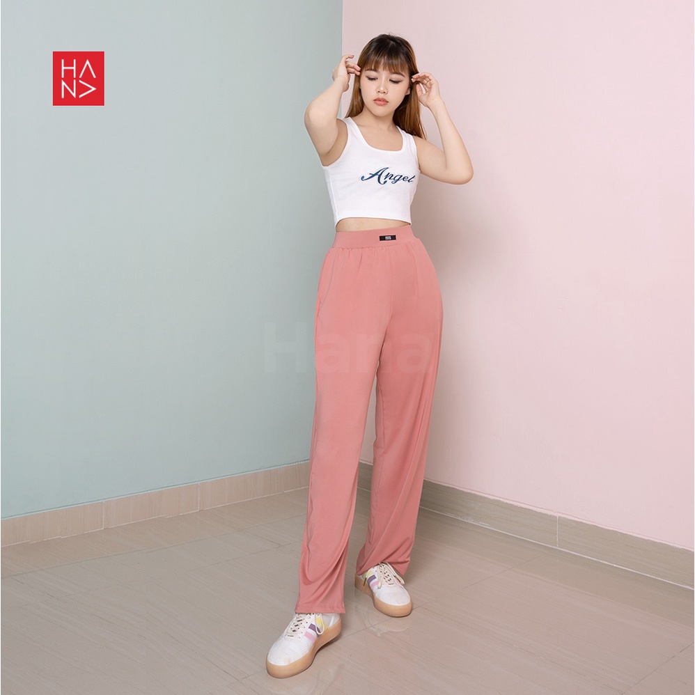 HanaFashion JKT - Julie Badge Loose Pants Celana Panjang Wanita - LP135