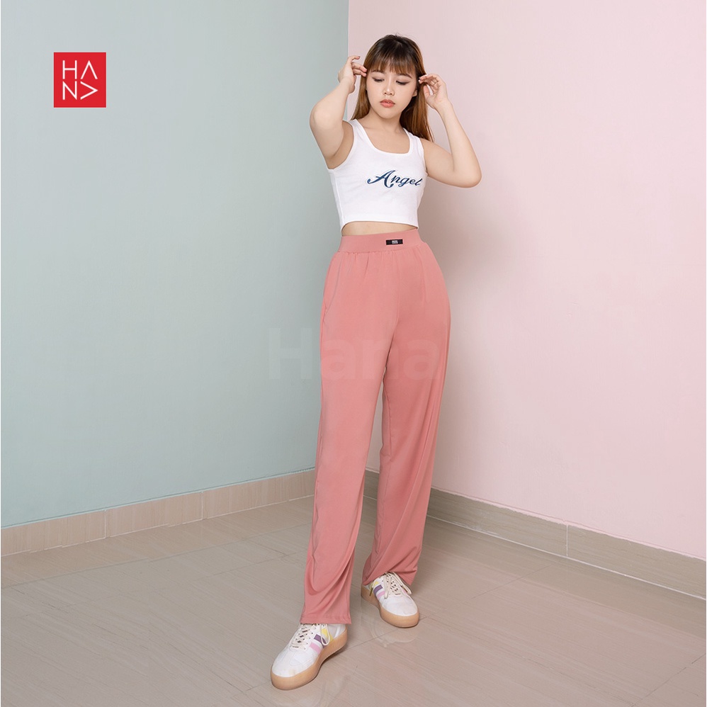 HanaFashion JKT - Julie Badge Loose Pants Celana Panjang Wanita - LP135