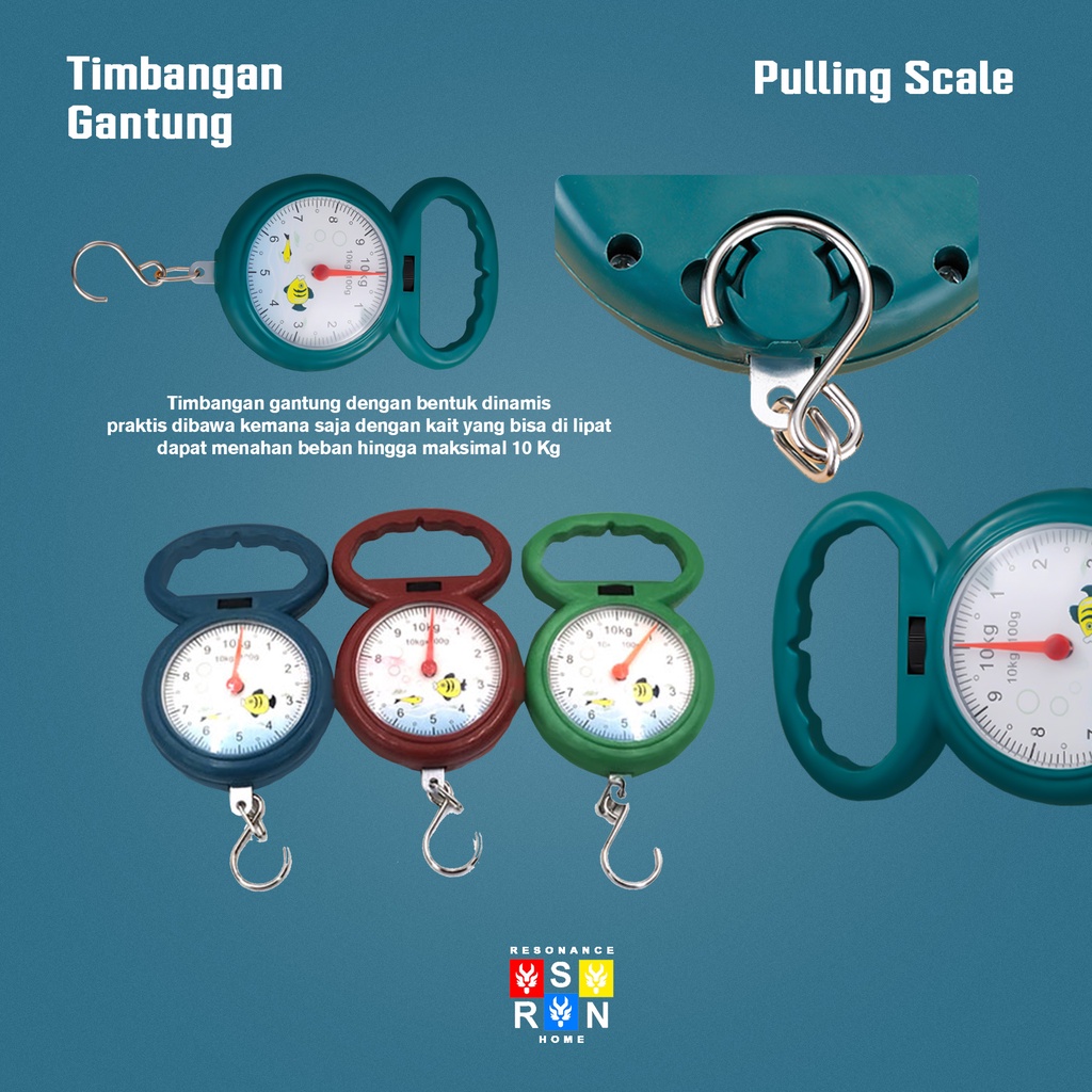 Timbangan Gantung Portable 10Kg Murah Resonance Home