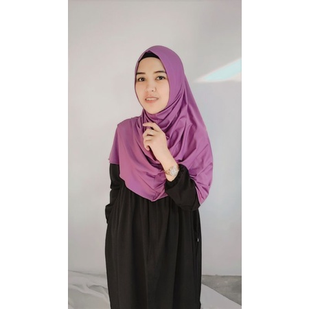 Khimar Daisy Instan Bergo Malay Jersey BERGO MALAYSIA BERGO INSTAN BERGO JERSEY ZOYA JILBAB INSTAN KERUDUNG INSTAN HIJAB INSTAN COD TERMURAH