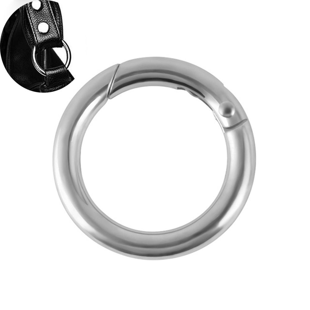 QUINTON Outdoor Hook 5Pcs/Lot Backpack Circle Buckle 28 Mm Key Chain Ring Round Alloy Hiking Camping