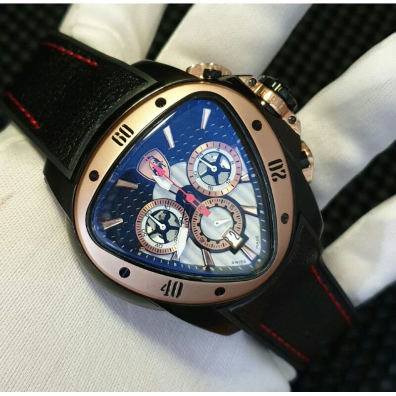 JAM TANGAN PRIA BATRE LAMBORGHINI CHRONO STAINLESS KUALITAS ORIGINAL