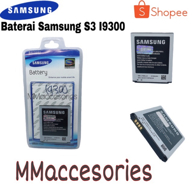 BATTERY SAMSUNG S3 I9300 EB-I1G6LLU ORI 99%