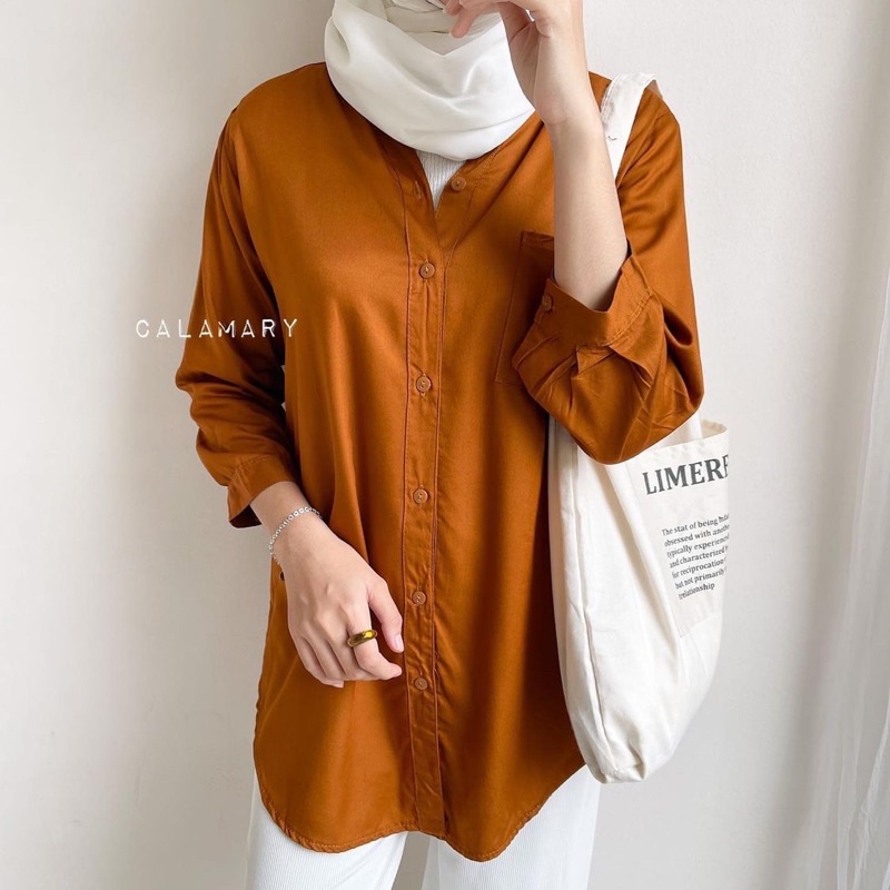 CLARETTA BASIC SHIRT COTTON