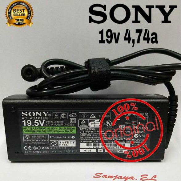 Charger Adaptor TV LCD/LED SONY BRAVIA VGP-AC19V42 19.5V-4.74A ORIGINAL