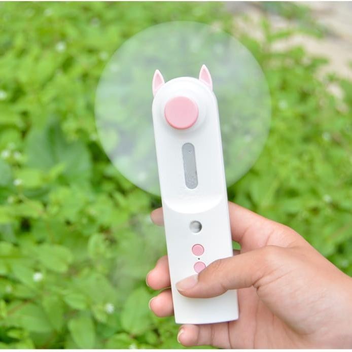 GENERASI 2 FYC Mini Nano Mist Spray  Perawatan Wajah  + Fan Kipas Angin Tangan Portable Kipas Angin 