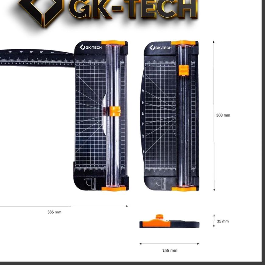 

Paper Trimmer A4 / Pemotong Kertas GK-TECH PC-1637 853 A4 Maks 31 CM Atau 857 Maks 21 CM !!
