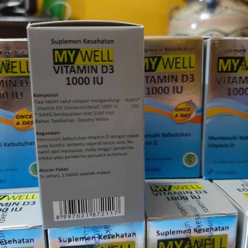 mywell vit D3 1000 iu