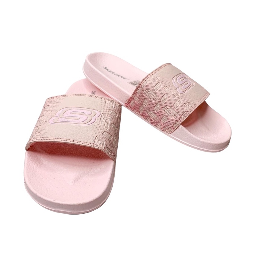 Sandal Skechers Wanita Slide Terbaru Sendal Cewek Sketchers Selop Kekinian Murah Sandal Skecher Cewek