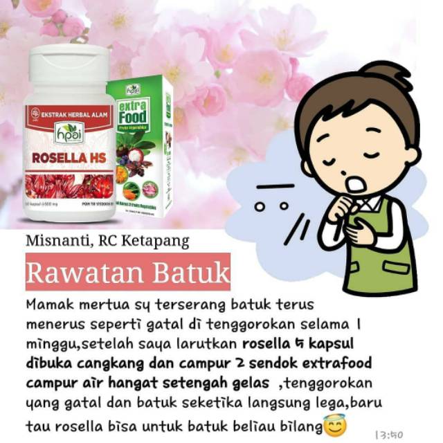 Rosella Hni Hpai Vitamin C Dosis Tinggi Herbal Obat Batuk Radang Tenggorokan Shopee Indonesia