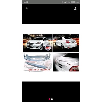 bodykit vios gen 2 model trd 2