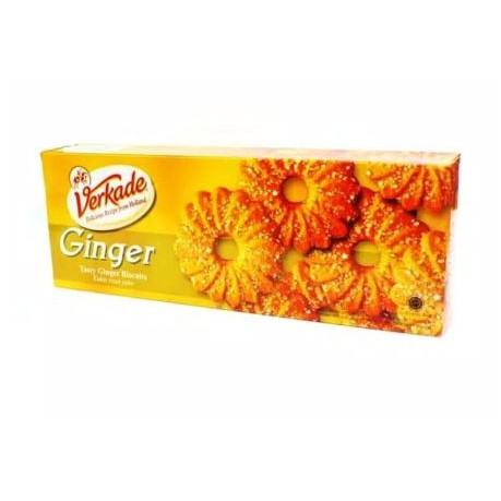 [HALAL] Verkade Ginger Biskuit Kukis Rasa Jahe 150gr