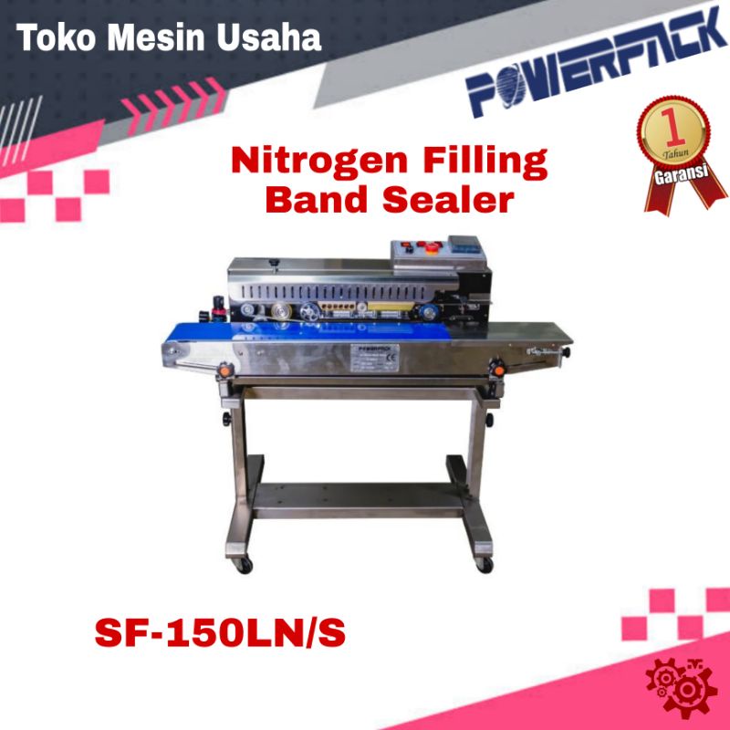 MESIN CONTIOUS BAND SEALER GAS NITROGEN SF150LN/S POWERPACK / CONTINOUS BAND SEALER NITROGEN
