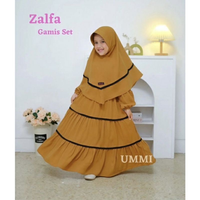 GAMIS ANAK PEREMPUAN SET ZALFA 5-10TAHUN