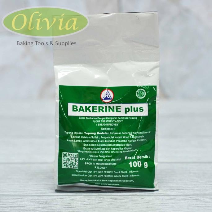 

Bakerine Plus Sachet Bakerin Bread Improver/Pengempuk/Pelembut 100gr TERLARIS TERPERCAYA ORIGINAL